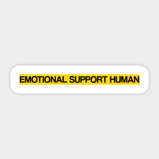Emotional Support Human Sticker